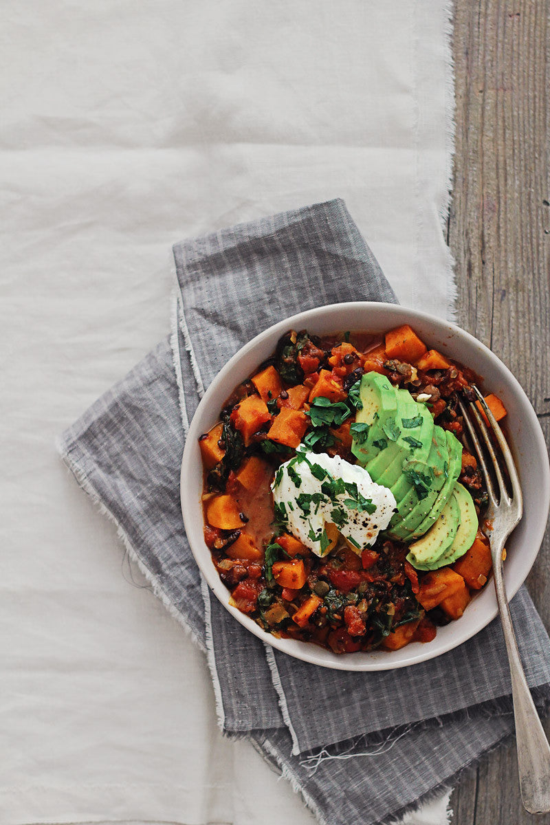 #RecipeSaviours: Sweet Potato Stew With Spinach, Squash and Avocado