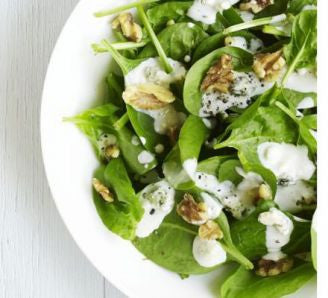 #RecipeSaviours: Spinach And Walnut Salad With Cheese Dressing