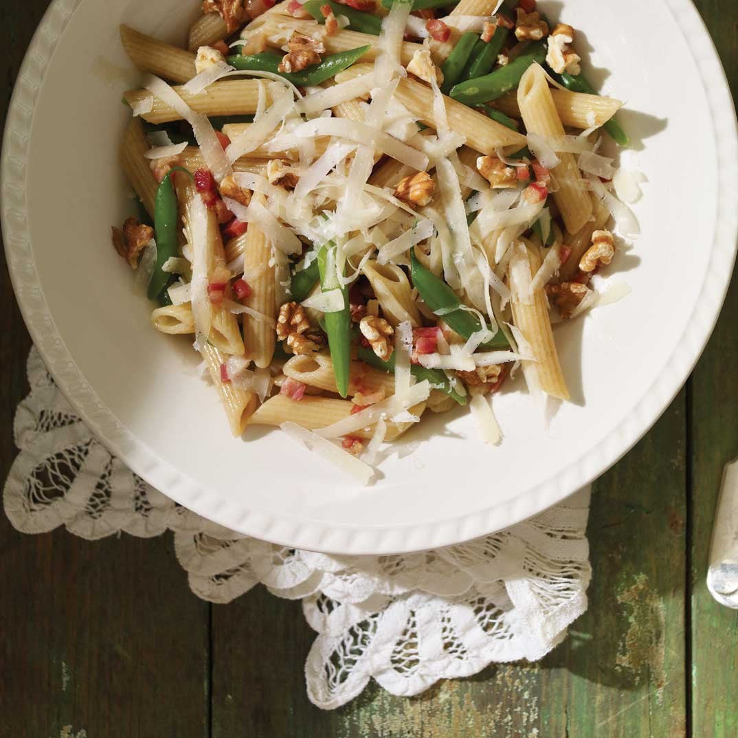 #RecipeSaviours: Whole-Wheat Penne With Green Beans, Pancetta And Walnuts