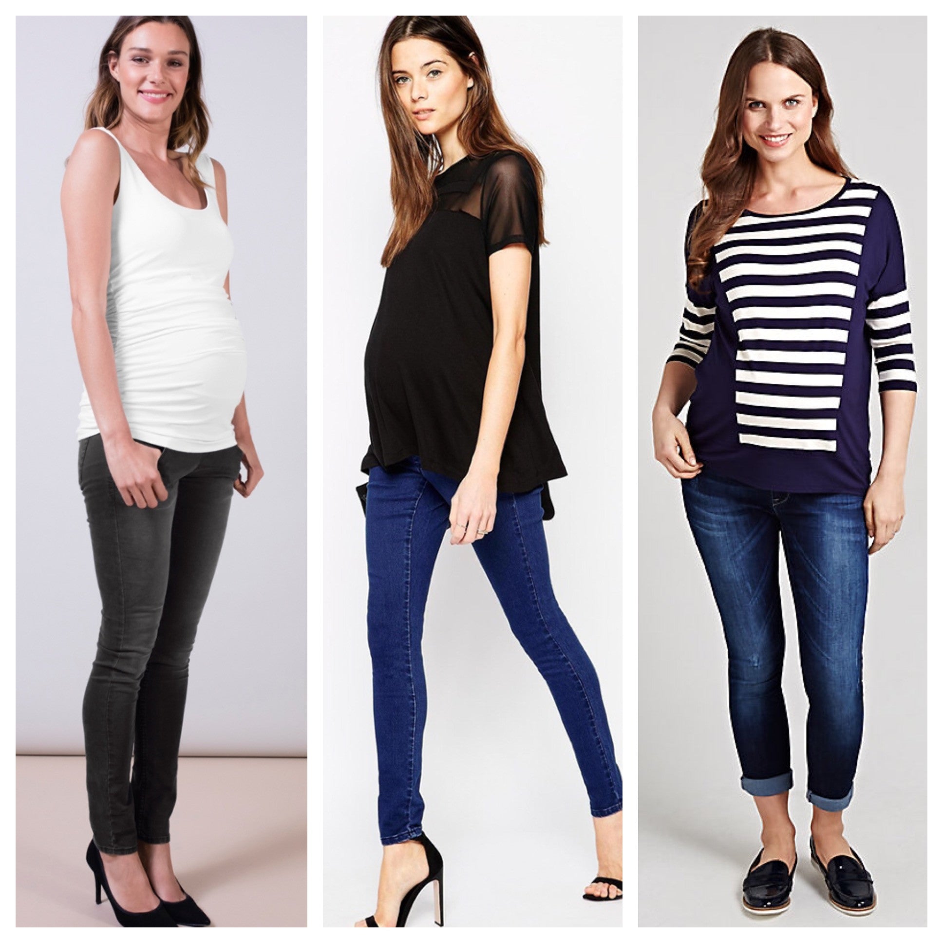 8 Hot Maternity Jeans