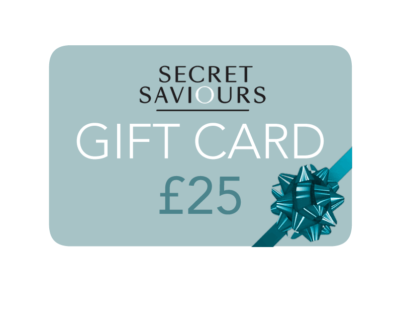 Secret Saviours-Geschenkkarte